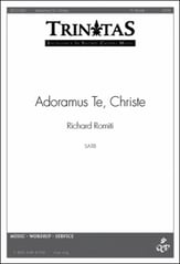 Adoramus Te Christe SATB choral sheet music cover